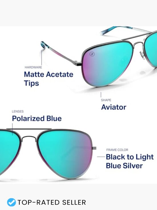 Polarized Aviator Sunglasses Sleek Metal Frames UV Protection Classic Retro main image 4